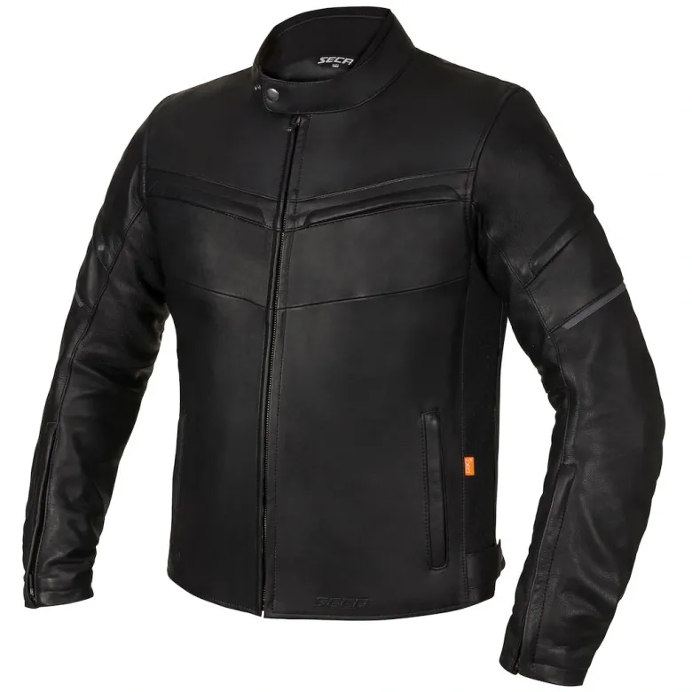 Kurtka skórzana SECA DARKSIDE TFL BLACK czarny