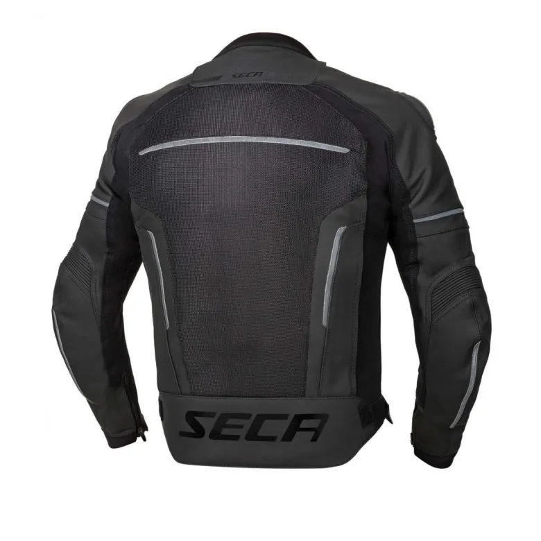 Kurtka skórzana SECA HOOLIGAN AIR BLACK czarny