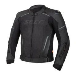 Kurtka skórzana SECA HOOLIGAN AIR BLACK czarny