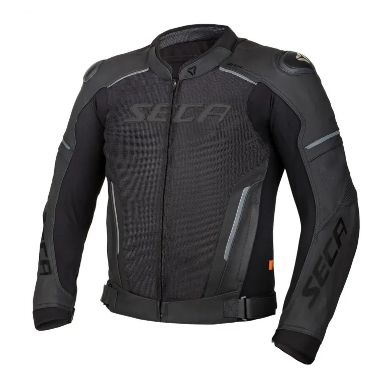Kurtka skórzana SECA HOOLIGAN AIR BLACK czarny