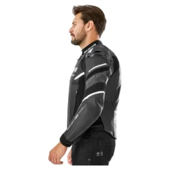 Kurtka skórzana SHIMA BANDIT 2.0 BLACK czarny