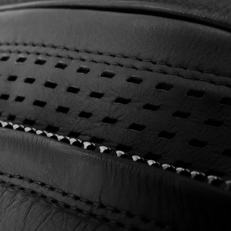 Kurtka skórzana SHIMA HUNTER 3.0 BLACK czarny