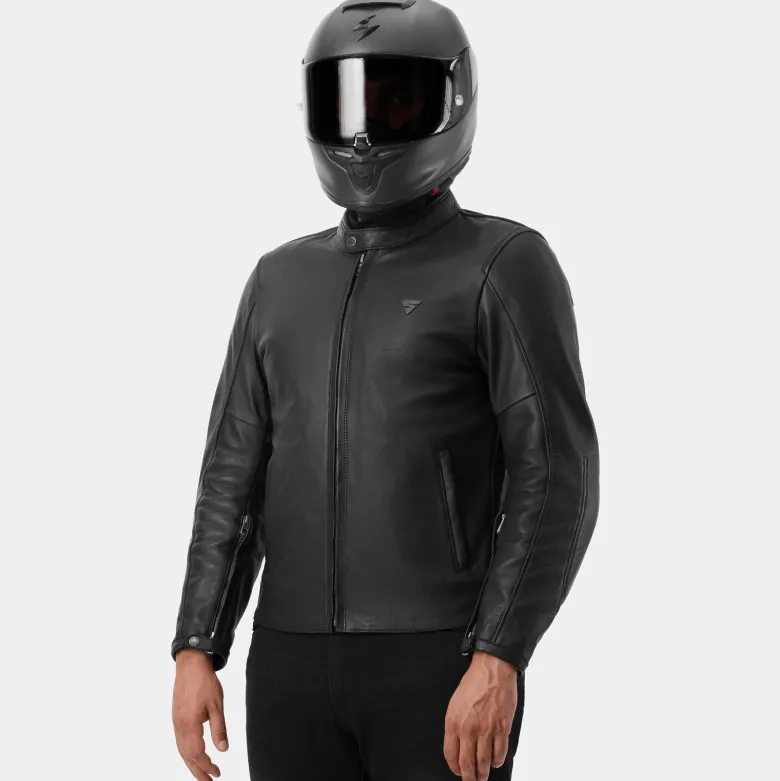 Kurtka skórzana SHIMA HUNTER 3.0 BLACK czarny