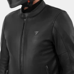 Kurtka skórzana SHIMA HUNTER 3.0 BLACK czarny