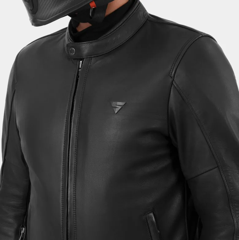 Kurtka skórzana SHIMA HUNTER 3.0 BLACK czarny