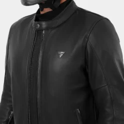 Kurtka skórzana SHIMA HUNTER 3.0 BLACK czarny