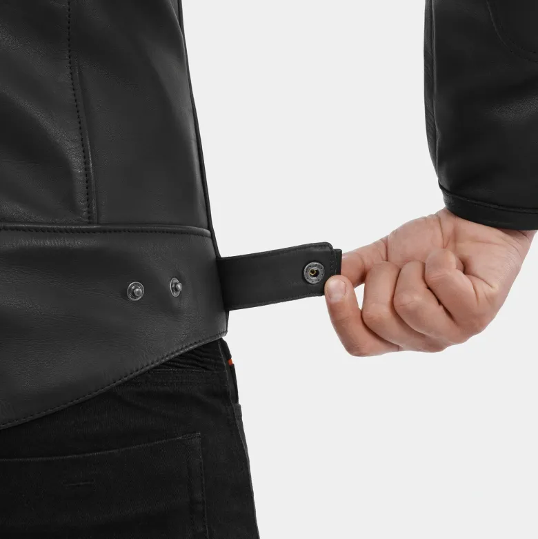 Kurtka skórzana SHIMA HUNTER 3.0 BLACK czarny
