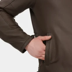 Kurtka skórzana SHIMA HUNTER 3.0 BROWN brązowy