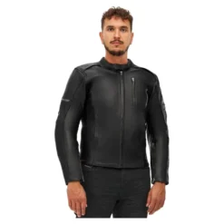 Kurtka skórzana SHIMA HUNTER+ 2.0 BLACK czarny