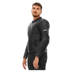 Kurtka skórzana SHIMA HUNTER+ 2.0 BLACK czarny
