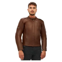 Kurtka skórzana SHIMA HUNTER+ 2.0 BROWN brązowy