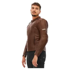 Kurtka skórzana SHIMA HUNTER+ 2.0 BROWN brązowy