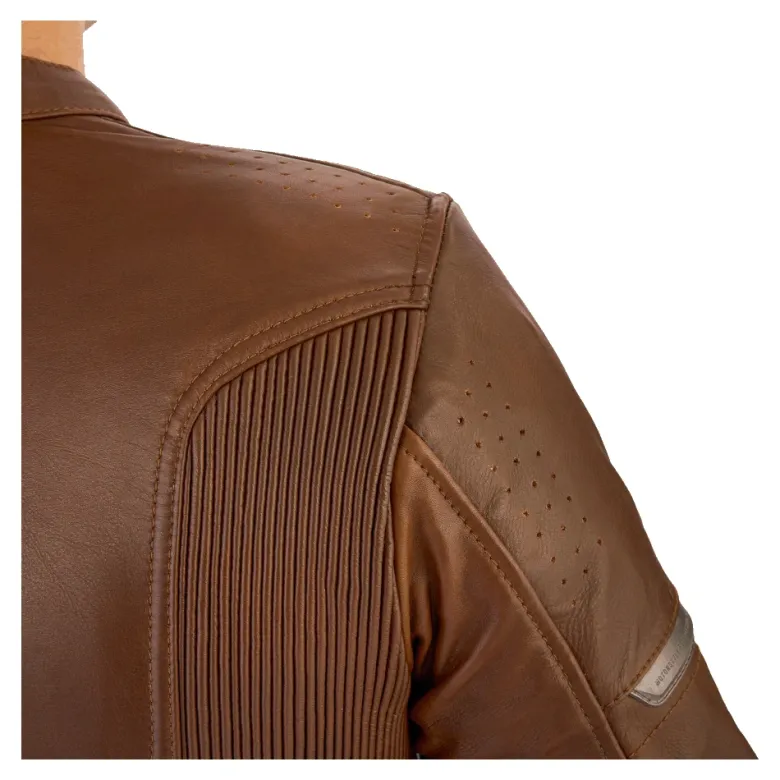 Kurtka skórzana SHIMA HUNTER+ 2.0 BROWN brązowy
