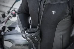 Kurtka skórzana SHIMA PISTON MEN czarny