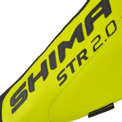 Kurtka skórzana SHIMA STR 2.0 BLACK/FLUO czarny żółty fluo