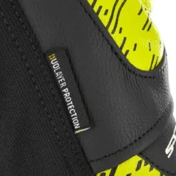 Kurtka skórzana SHIMA STR 2.0 BLACK/FLUO czarny żółty fluo