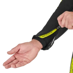 Kurtka skórzana SHIMA STR 2.0 BLACK/FLUO czarny żółty fluo