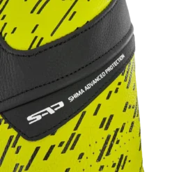Kurtka skórzana SHIMA STR 2.0 BLACK/FLUO czarny żółty fluo