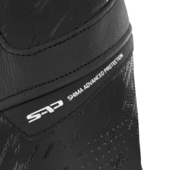 Kurtka skórzana SHIMA STR 2.0 BLACK czarny szary