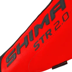 Kurtka skórzana SHIMA STR 2.0 BRIGHT RED czarny czerwony fluo