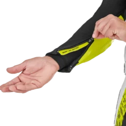 Kurtka skórzana SHIMA STR 2.0 FLUO czarny biały żółty fluo