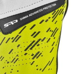 Kurtka skórzana SHIMA STR 2.0 FLUO czarny biały żółty fluo