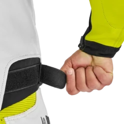 Kurtka skórzana SHIMA STR 2.0 FLUO czarny biały żółty fluo