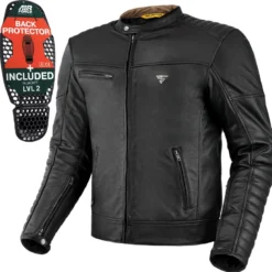 Kurtka skórzana SHIMA WINCHESTER 2.0 BLACK czarny