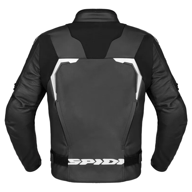 Kurtka skórzana SPIDI EVORIDER 3 BLACK/WHITE czarny biały
