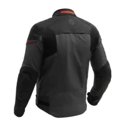 Kurtka tekstylna BROGER GRID BLACK/DARK GREY/RED czarny szary czerwony