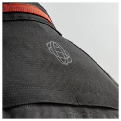 Kurtka tekstylna BROGER GRID BLACK/DARK GREY/RED czarny szary czerwony
