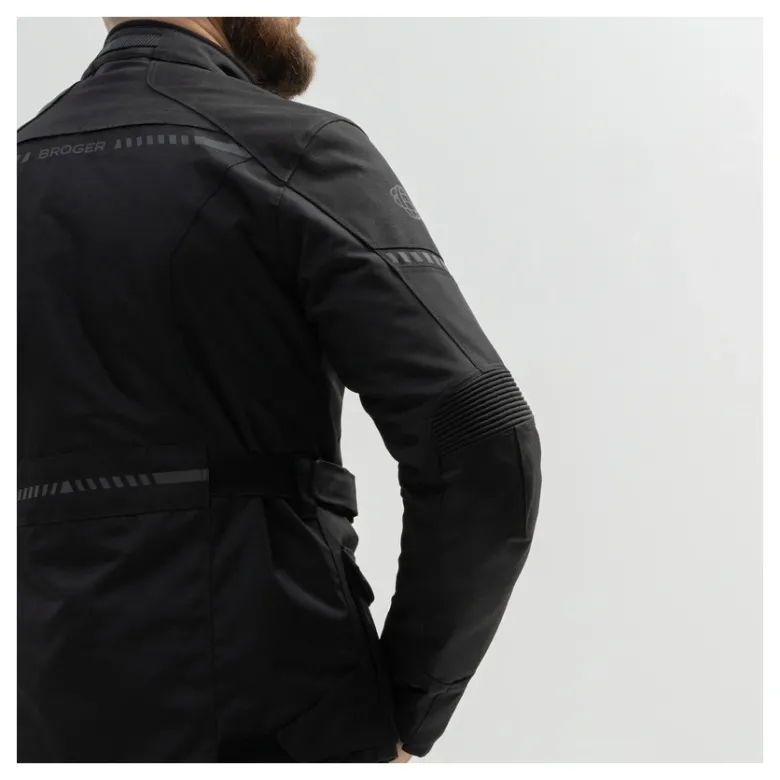 Kurtka tekstylna BROGER OVERLAND BLACK czarny