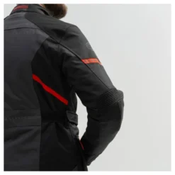Kurtka tekstylna BROGER OVERLAND BLACK/DARK GREY/RED czarny szary czerwony
