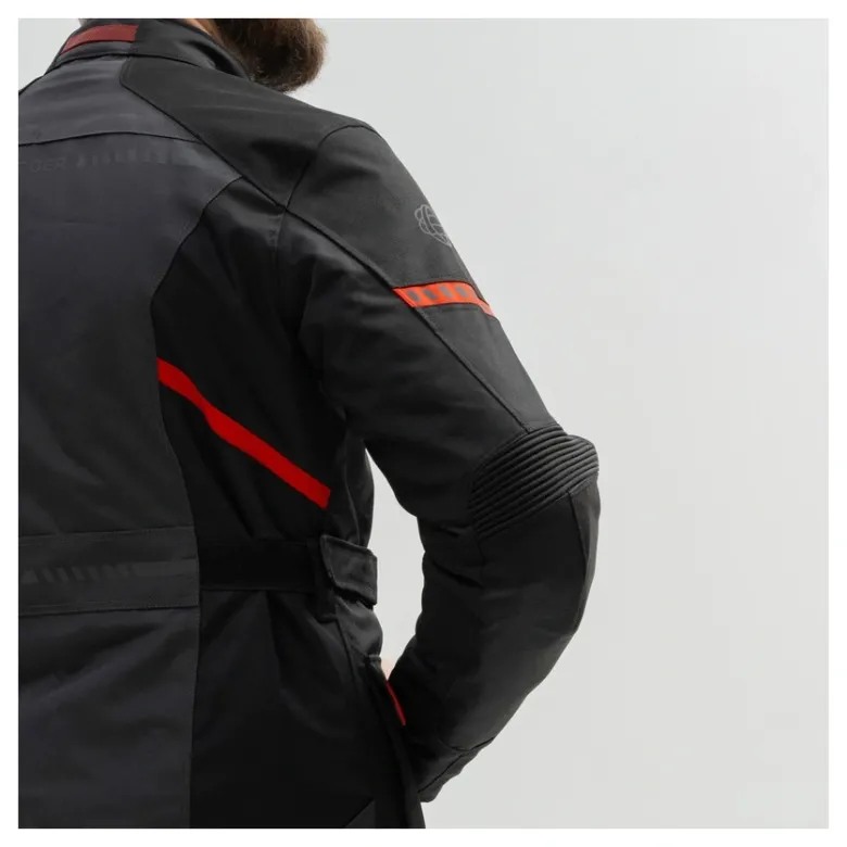 Kurtka tekstylna BROGER OVERLAND BLACK/DARK GREY/RED czarny szary czerwony