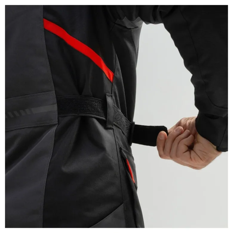 Kurtka tekstylna BROGER OVERLAND BLACK/DARK GREY/RED czarny szary czerwony