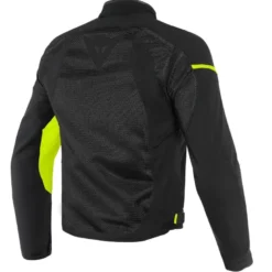Kurtka tekstylna DAINESE AIR FRAME D1 TEX BLACK/FLUO czarny żółty fluo
