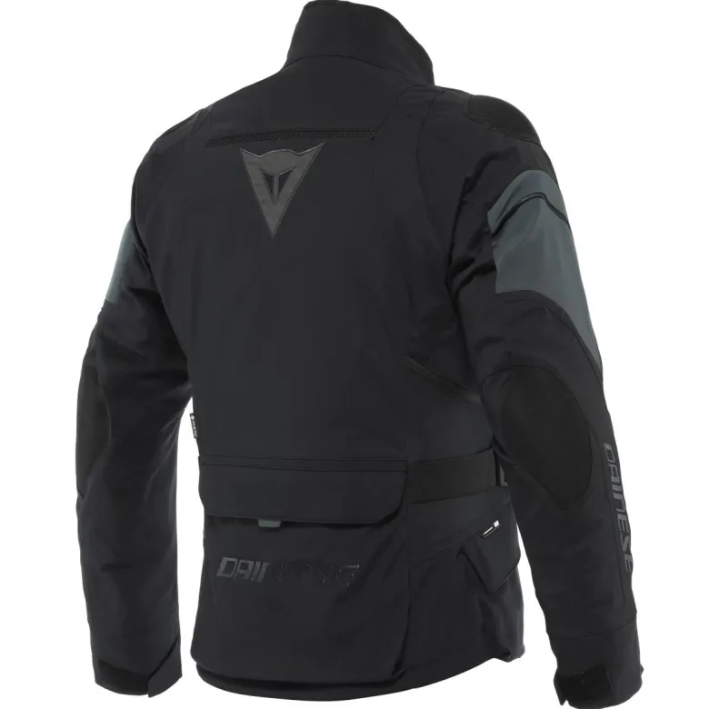 Kurtka tekstylna DAINESE CARVE MASTER 3 GORE-TEX BLACK/EBONY czarny szary