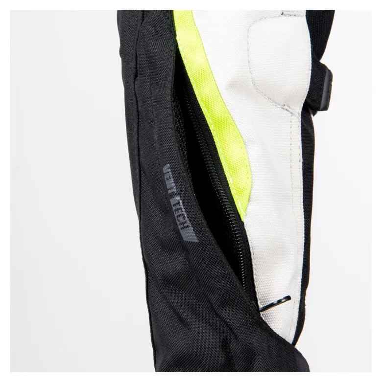 Kurtka tekstylna damska OZONE SAHARA LADY BLACK/GREY/FLO YELLOW szary żółty fluo czarny