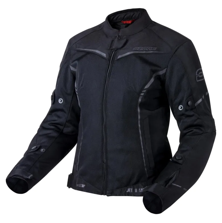 Kurtka tekstylna damska OZONE JET II LADY BLACK czarny