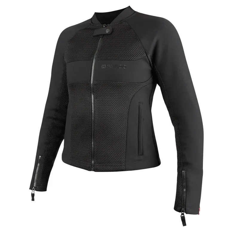 Kurtka tekstylna damska PANDO MOTO STEALTH LADY BLACK czarny