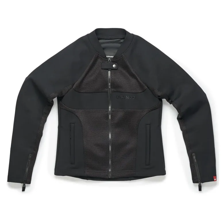 Kurtka tekstylna damska PANDO MOTO STEALTH LADY BLACK czarny