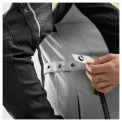 Kurtka tekstylna damska REBELHORN HIFLOW V LADY BLACK/GREY/FLUO YELLOW czarny szary żółty fluo