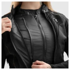 Kurtka tekstylna damska REBELHORN JAX LADY BLACK/GOLD czarny złoty