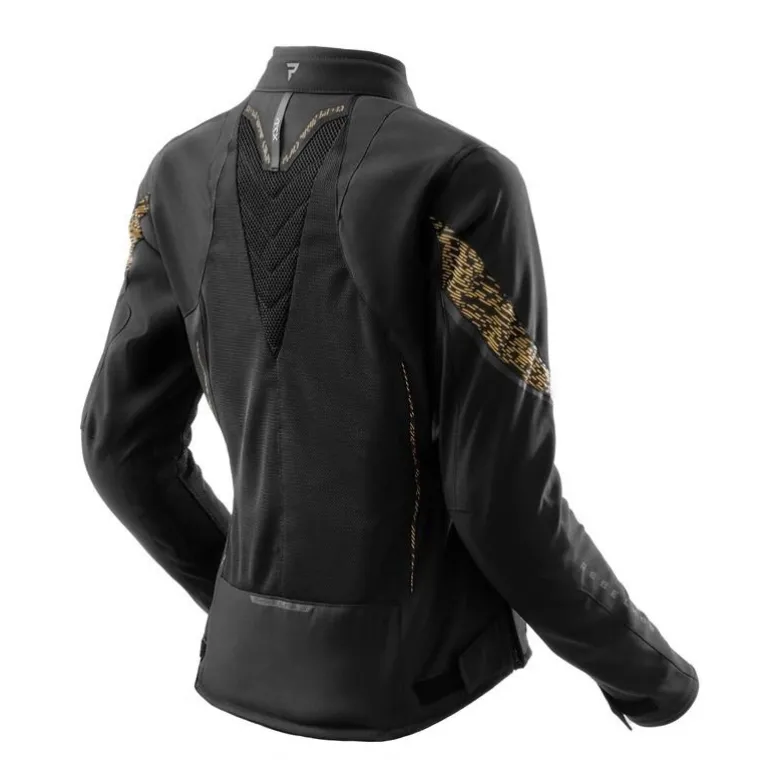 Kurtka tekstylna damska REBELHORN JAX LADY BLACK/GOLD czarny złoty