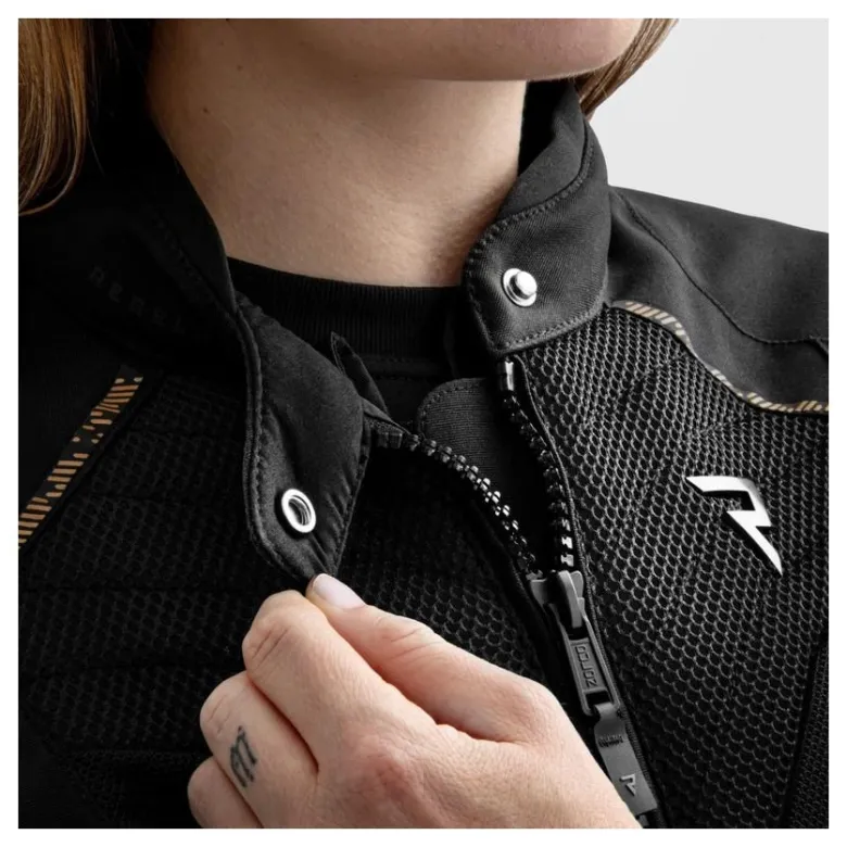 Kurtka tekstylna damska REBELHORN JAX LADY BLACK/GOLD czarny złoty