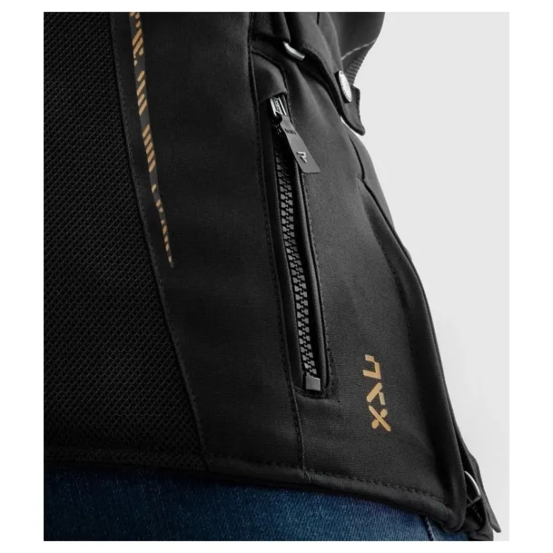Kurtka tekstylna damska REBELHORN JAX LADY BLACK/GOLD czarny złoty