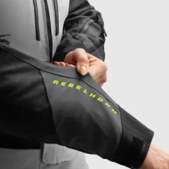 Kurtka tekstylna damska REBELHORN HARDY 3.0 LADY BLACK/GREY/FLUO YELLOW czarny szary żółty fluo