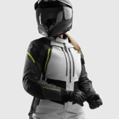 Kurtka tekstylna damska REBELHORN HARDY 3.0 LADY BLACK/GREY/FLUO YELLOW czarny szary żółty fluo