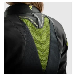 Kurtka tekstylna damska REBELHORN JAX LADY BLACK/FLUO YELLOW czarny żółty fluo