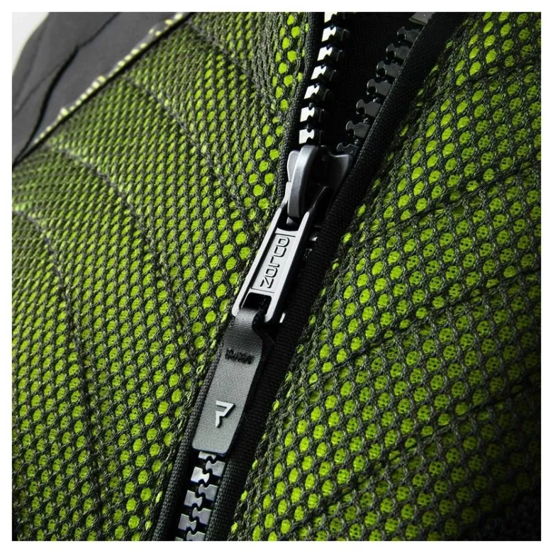 Kurtka tekstylna damska REBELHORN JAX LADY BLACK/FLUO YELLOW czarny żółty fluo